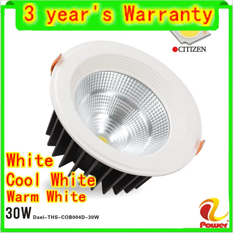 Daei Brand6&quot LED Ceiling spotlights 30W 1pcs COB Recessed light THS-COB004D-30W 6pieces/lot Free Shipping | Лампы и освещение