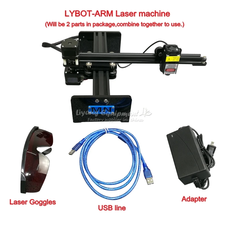label marking carving engraver 4036 desktop Frameless Portable DIY CNC laser engraving machine with Laser Goggles