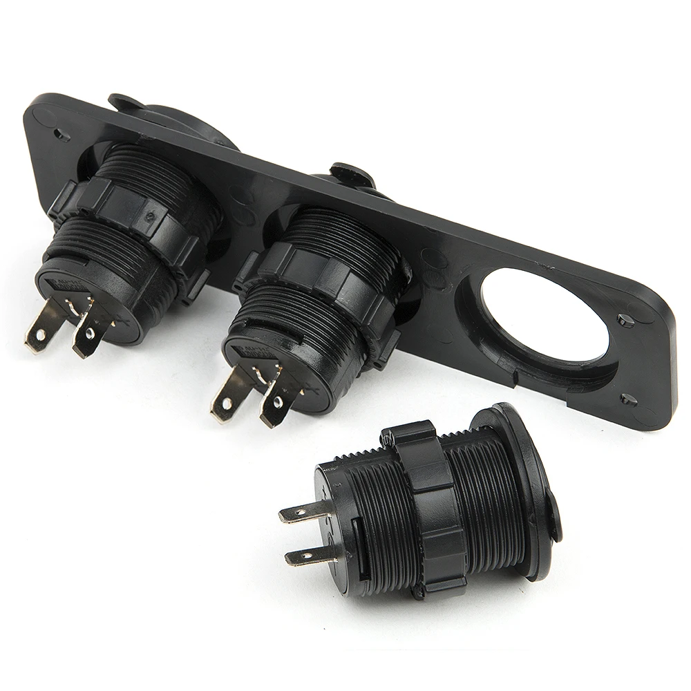 DC 12 V/24 V 3 порта мотоцикл трактор автомобильное зарядное устройство разветвитель