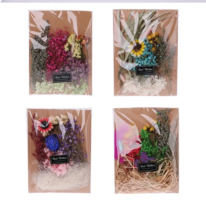 

Pressed Dried Flowers Plant Herbarium Kid DIY Material Art Craft Scrapbook Handmade Card Making Gift