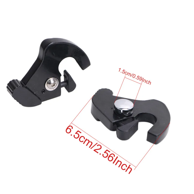 Motorbike Detachable Rotary Sissy Bar Luggage Rack Docking Latch Clip Kit1 (6)