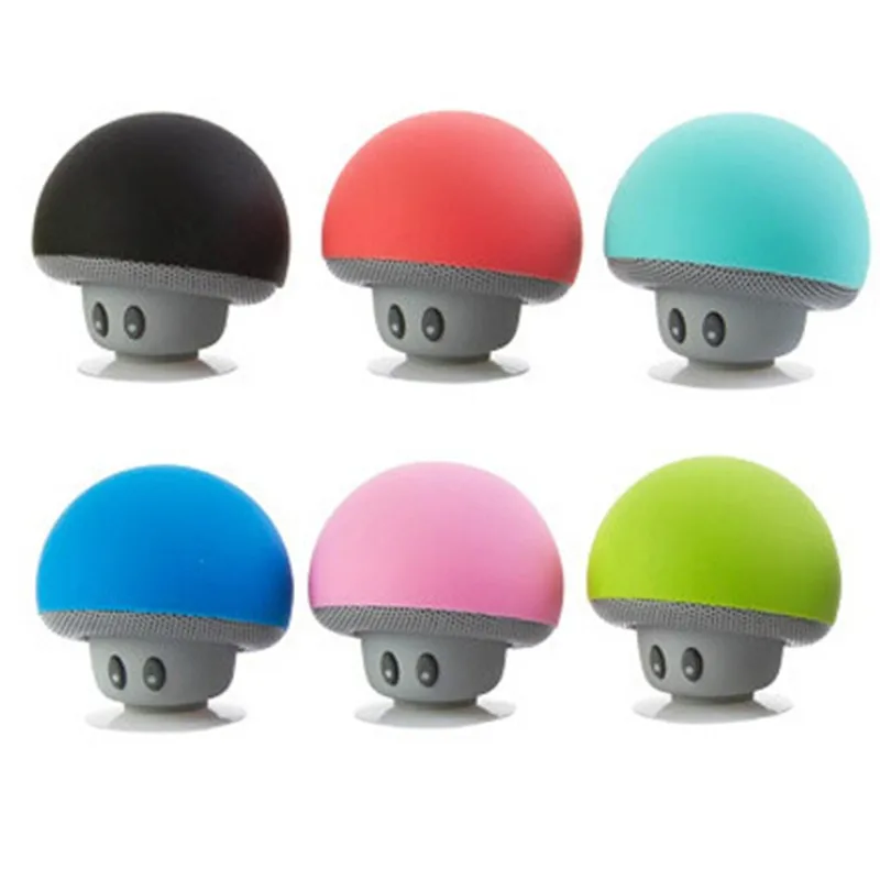 

Wireless Bluetooth Mini Speaker Mushroom Waterproof Silicon Suction Cup Handfree Holder Music Player for Iphone Smart phone