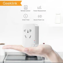 Geeklink Wifi умная розетка приложение дистанционное управление CN AU разъем питания работает с Alexa Google Home Tmall Genie умный дом автоматизация