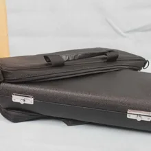 B случае кларнет натурального дерева материал кожа коробке и кларнет портативный посылка