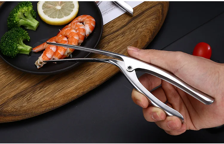 UNeefull Портативный нож для чистки креветок из нержавеющей стали нож для креветок креветки устройство для чистки креветок креативный кухонный гаджет для приготовления морепродуктов инструменты