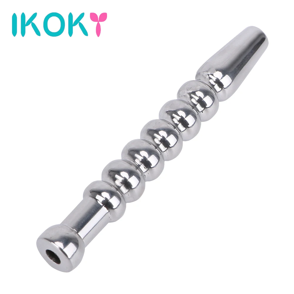 

IKOKY Catheters Sounds Stretching Penis Plug Urethral Dilators Stainless Steel Sex Toys for Men Male Chastity Device Sex Sounds