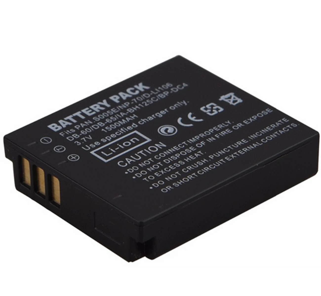 DMC-FX150 DMC-FX12 DMC-FX10 DMC-FX8 DB-65 pour Panasonic Lumix DMC-FC01 DMC-FX100 DMC-FX3 Batterie Panasonic CGA-S005 / Fuji NP-70 / Leica BP-DC4 / Pentax D-Li106 / Ricoh DB-60 DMC-FX50 DMC-FX07 DMC-FX9 DMC-LX1 | DMC-FX01 Chargeur 