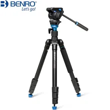 Штатив benro A2883FS4/A1883FS2C головка для видеокамеры для фотографирования монопод гидравлическая демпфирующая головка