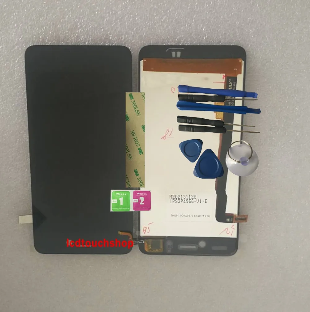 

RYKKZ For Highscreen Alpha lce LCD Display With Touch Screen Digitizer Assembly Replacement With Tools+3M Sticker