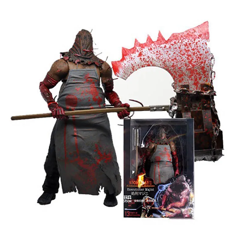 

18cm NECA Biohazard Executioner Majini 7 "18cm PVC Action Figure Model Horror Collectible Toy Halloween for kids Gift