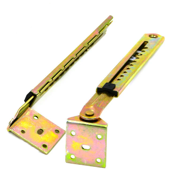 Lift supporting Adjustable hinge Strut bar 10 gear step have corner bracket massage bed height