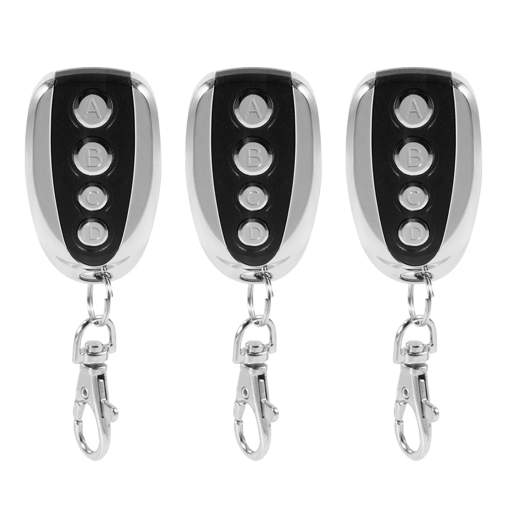3pcs Electric Cloning Key Fob Remote Control Garage Door Roller Shutter