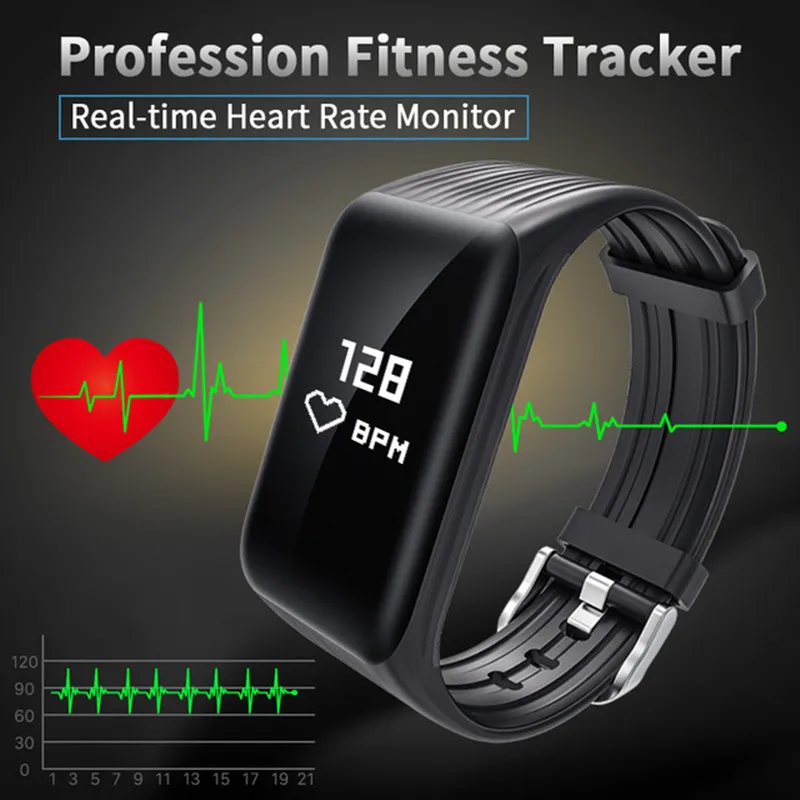 k1 sustained heart rate smart bracelet