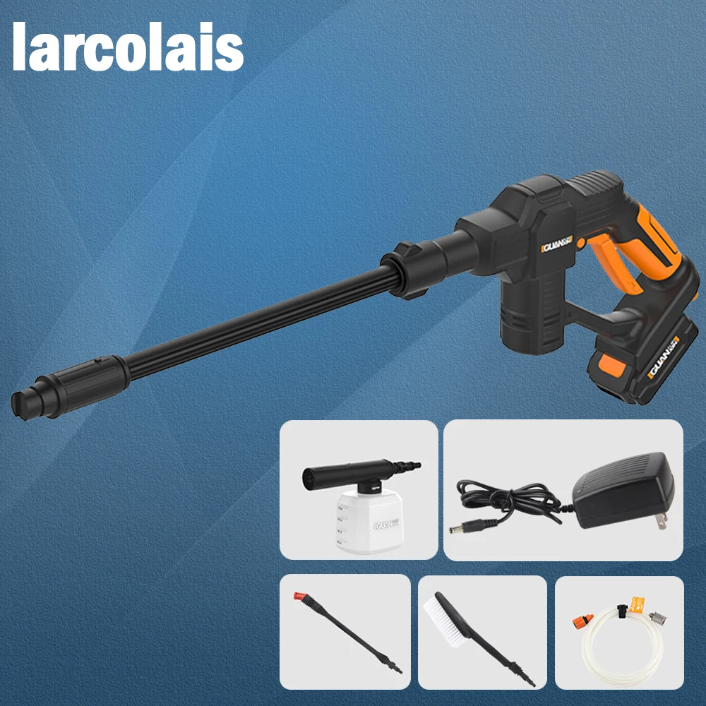 Wireless Pressure Washing Spray Gun Rechargeable Car Washing Machine