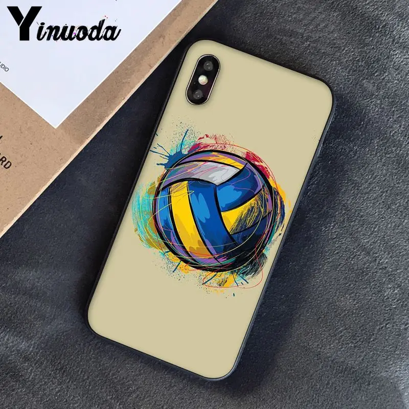 Yinuoda волейбольная роспись роскошный уникальный дизайн PhoneCase для iPhone 8 7 6 6S 6Plus X XS MAX 5 5S SE XR Fundas Capa - Цвет: A3