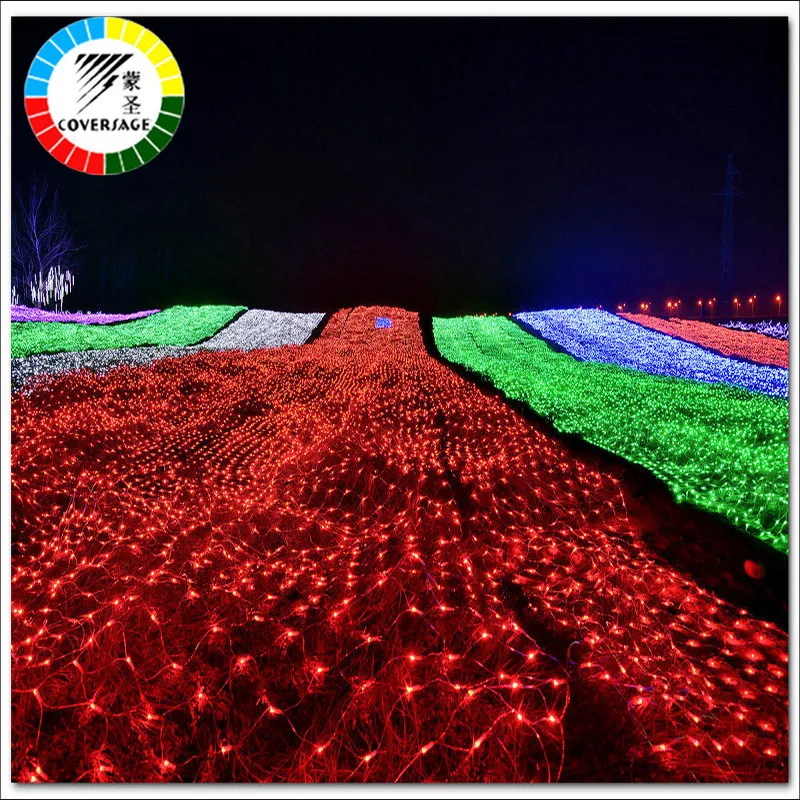 Coversage 2x3M 4x6M Christmas Garlands LED String Christmas Net Lights Fairy Xmas Party Garden Wedding Decoration Curtain Lights Coversage 2x3M 4x6M Christmas Garlands LED String Christmas Net Lights Fairy Xmas Party Garden Wedding Decoration Curtain Lights