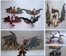 1pcs hot sale DIY dragons toy education toy with wings classic toys for children gifts dinosaur action figures