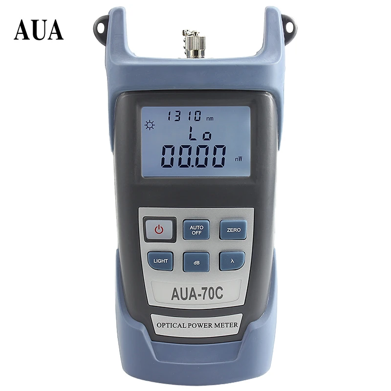 

AUA-70C charging type optical power meter tester, optical fiber tester, send FC/SC adapter and charger