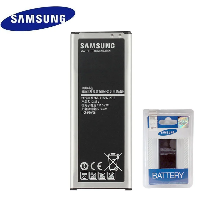 

SAMSUNG Original Replacement Battery EB-BN916BBC For Samsung GALAXY NOTE4 N9100 N9108V N9109V N9106W NOTE 4 3000mAh Batteries