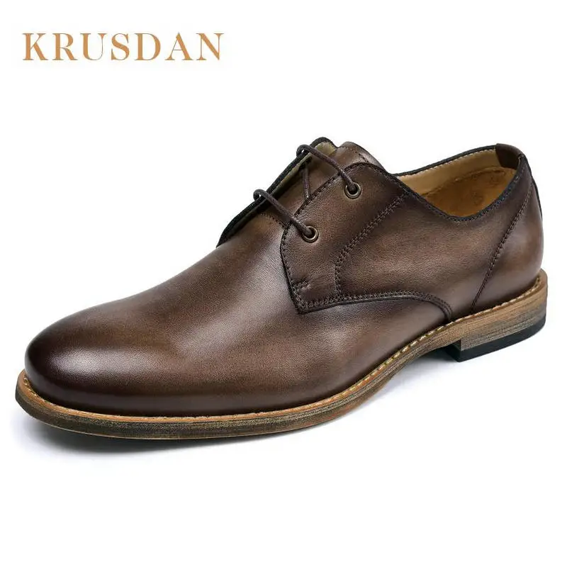 zapatos de vestir cafe hombre