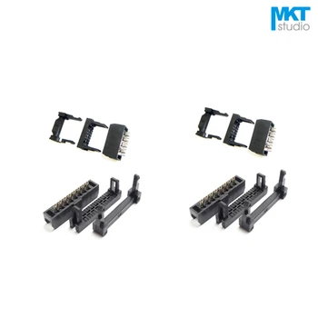 

100Pcs Female 2.0mm Pitch FC IDC Connector Socket ISP JTAG Header For Flat Ribbon Cable 12P 14P 16P