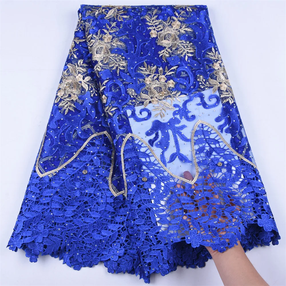 

French Tulle Lace Fabric Embroiderey Cord High Quality Nigerian Lace Fabric With Stones African Lace Fabric Wedding Dress A1651