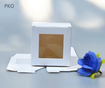 

7*7*7cm Square Gift cardboard boxes for Wedding Birthday Graduation party Package ideas cookie/candy/Pendant 80Pcs/lot