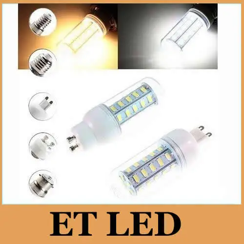 

9W GU10 E27 E14 G9 36pcs 5630 SMD cool/warm white LED spot bulb lights 110V or 220V + CE ROHS