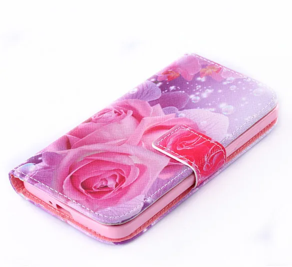 Роскошные два боковых Чехол-Бумажник для телефона цветок розы, башня Pattern Флип кожаный чехол для Xiaomi Redmi 3 Pro 3s Note3 Примечание 4X - Цвет: 06 ROSE