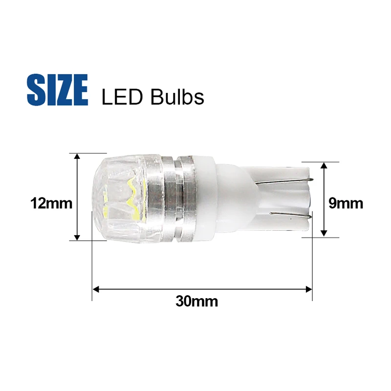 Hlxg 2 шт W5W SMD автомобиль T10 LED 194 168 клиновидная Замена заднего прибора панель лампы