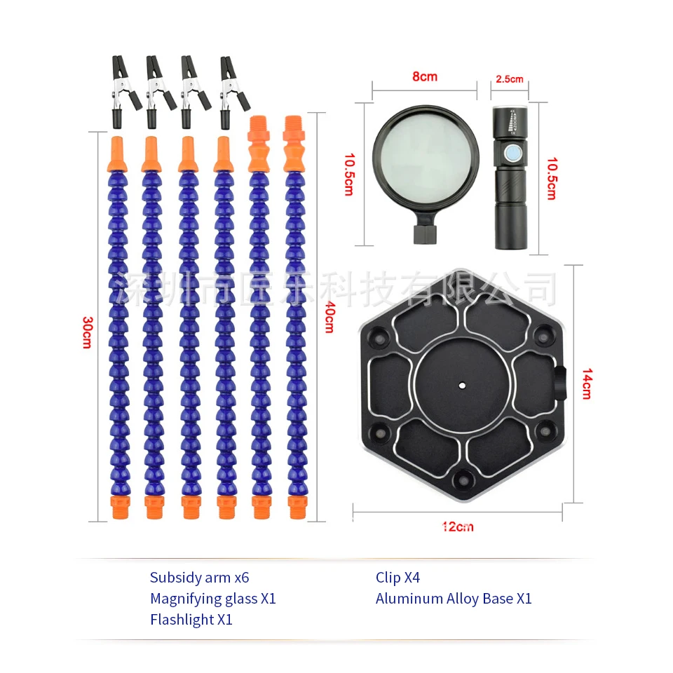Гибкие руки помощи мульти паяльная помощь ручные станционные инструменты 3X лупа для паяльник паяльная станция Estacao De Solda