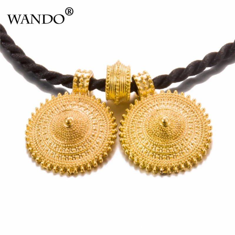 WANDO-et-ope-Color-oro-conjunto-de-joyas-Francia-Eritrea-colgante-grande-gratuito-anillo-de-tama (4)