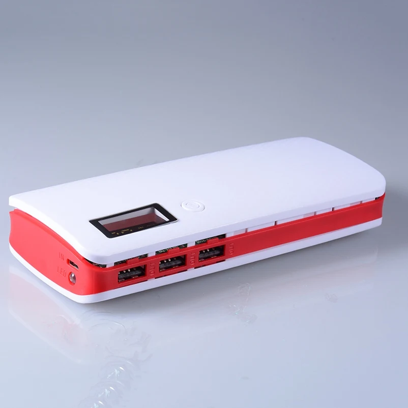 3 USB 18650 Внешний Аккумулятор Чехол 10000 мАч(без аккумулятора) чехол для зарядного устройства телефона DIY Kit Box 5x18650 Внешний аккумулятор фонарик Pover power Bank