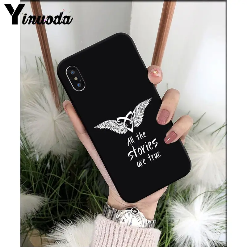 Yinuoda shadowhunter красочные милые аксессуары для телефонов Чехол для iPhone X XS MAX 6 6s 7 7plus 8 8Plus 5 5S SE XR