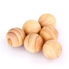 5 шт. натуральный кедровый деревянный контроль здоровья вредителей плесени моли насекомых Camphor деревянный шарик-массажер Camphor ошибка Репеллент шкаф ящик одежды