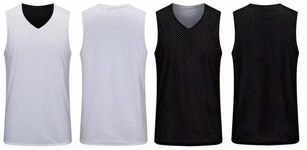 

Kids Boys Girl Basketball Jersey Set Double Sided Quick Dry Reversible Outdoor Sport Sleeveless T Shirt Running Loose T Shirts