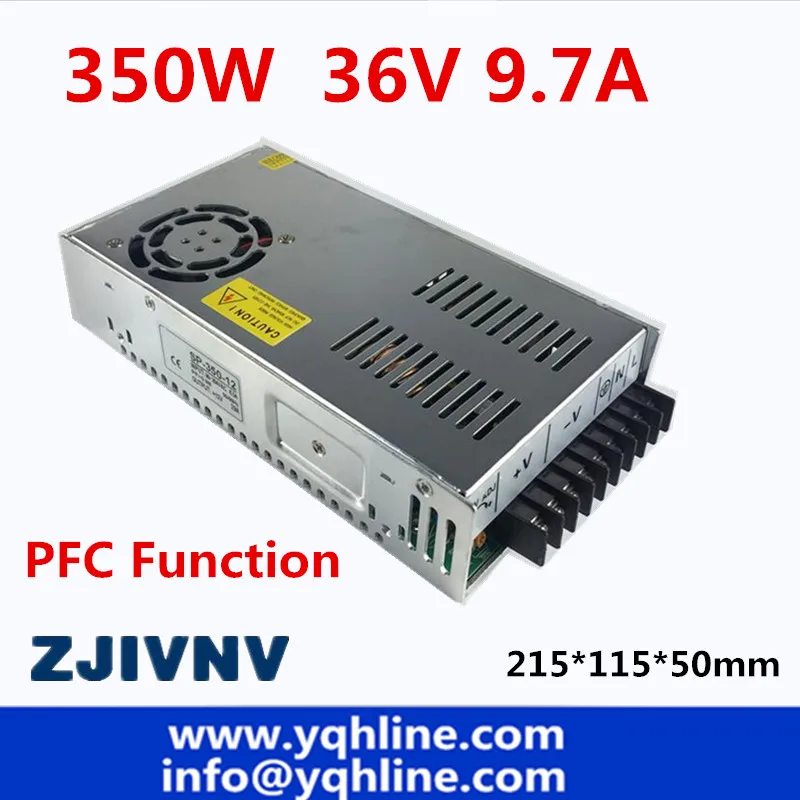 

switching power supply 350w 36V 9.7A with PFC Function led driver smps AC/DC for CCTV camera LED Strip Input 110/220v