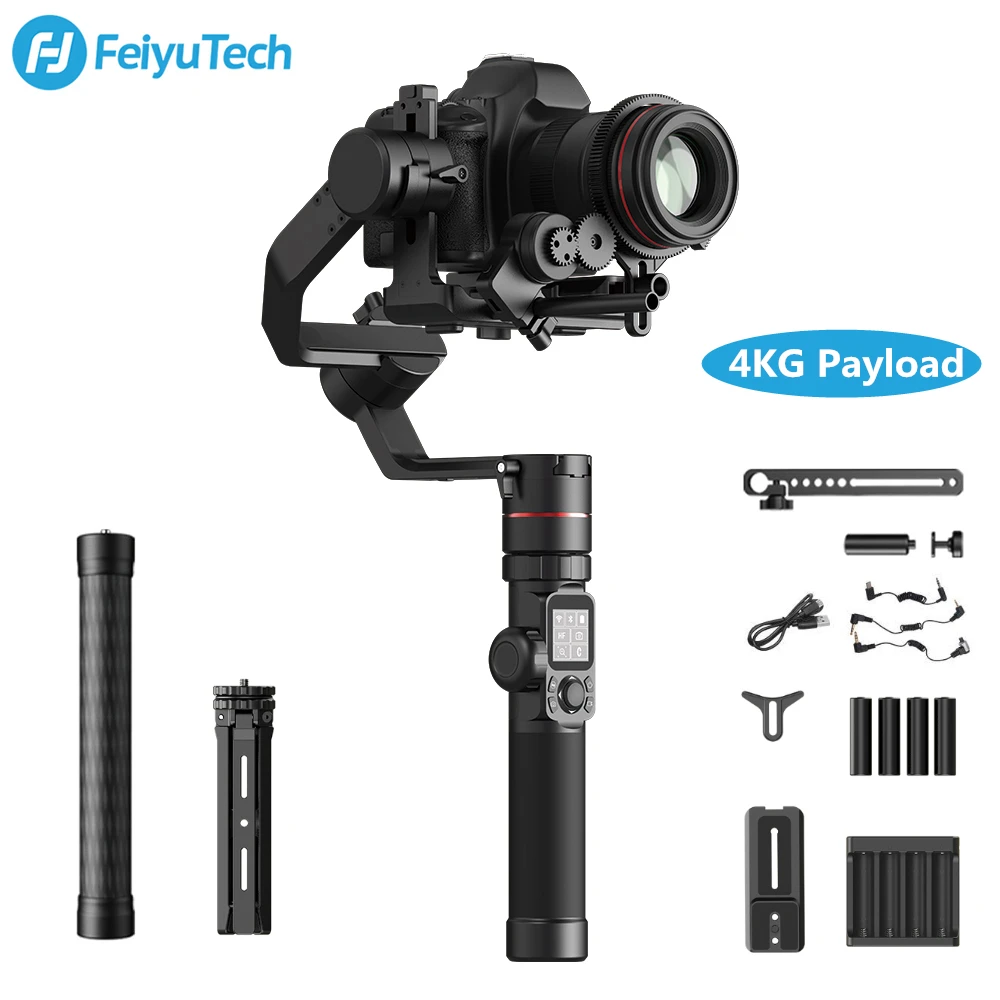 Стабилизатор для камеры FEIYU AK4000 3 осевой стабилизатор Sony Canon 5D 8D Mark II Panasonic GH5 Nikon D850 4