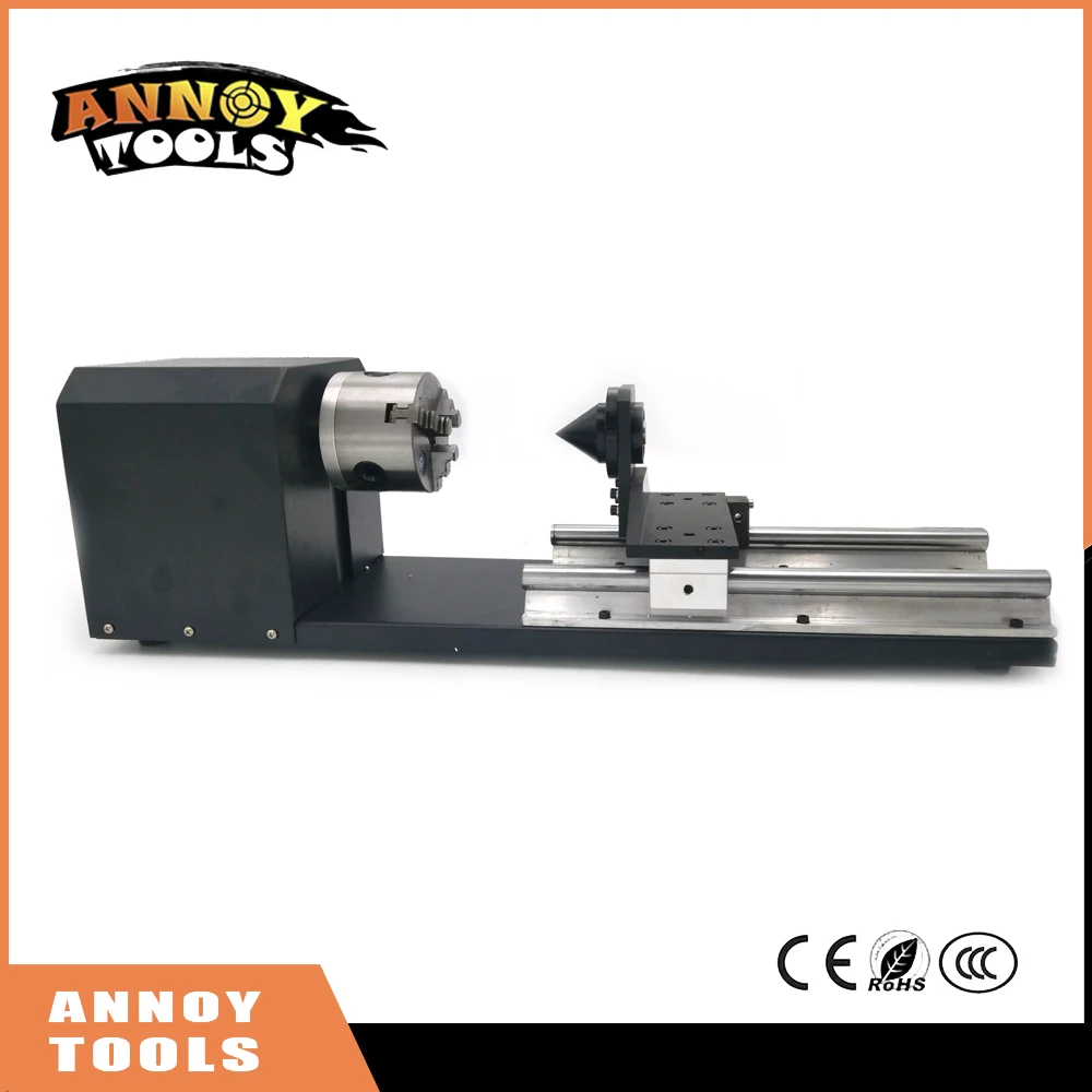 CNC Machine Mechanical Parts Chuck Rotation Axis Rotate Engraving 3 phase for Laser Engraving Cutting Machine
