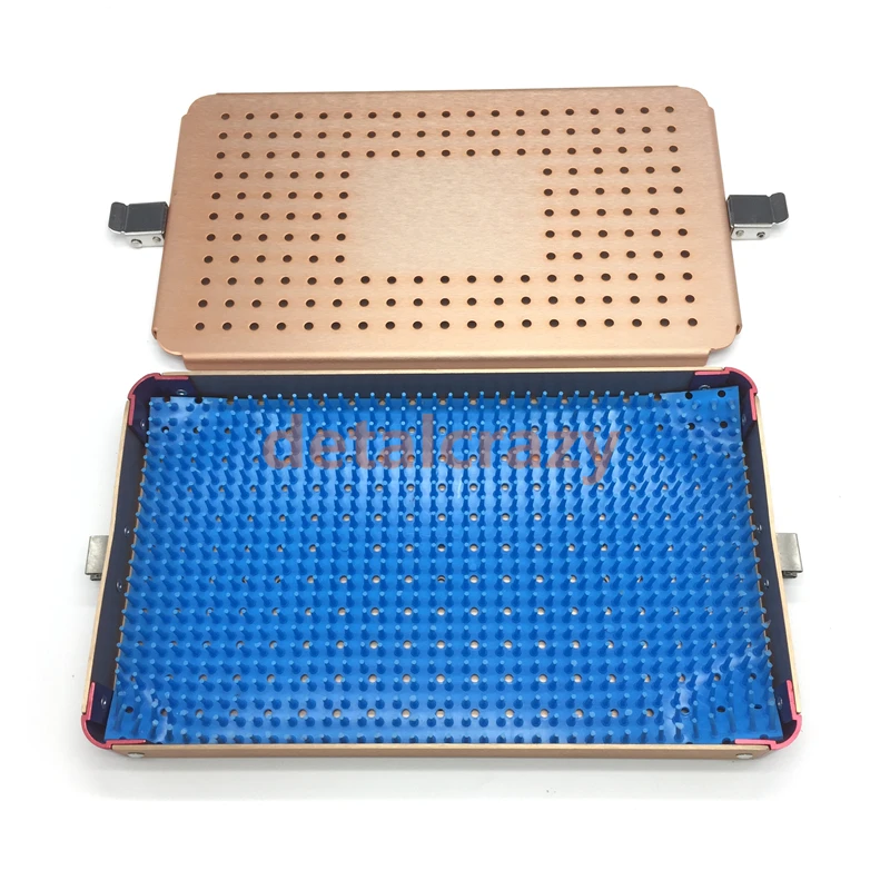 Aluminum sterilization Case,Sterilization medical box for dental