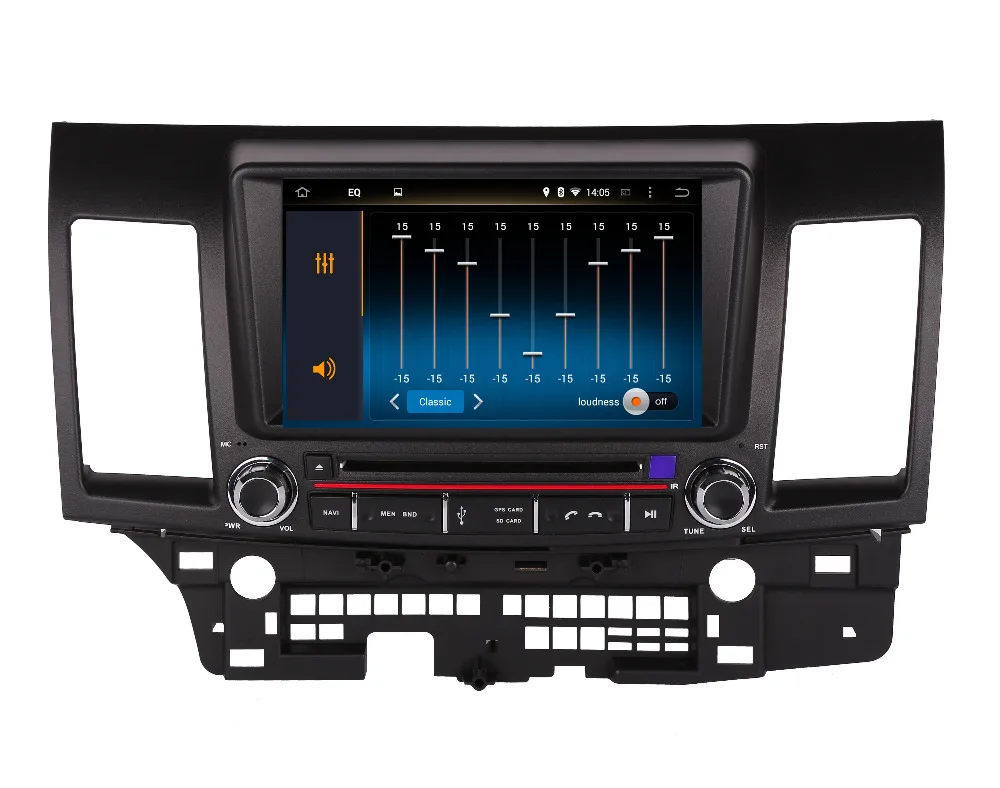 Flash Deal Nedehe 8" Octa Core 4G+32G Android 8.0 Car dvd gps navigation for Mitsubishi lancer 2008-2015 car radio stereo multimedia player 4