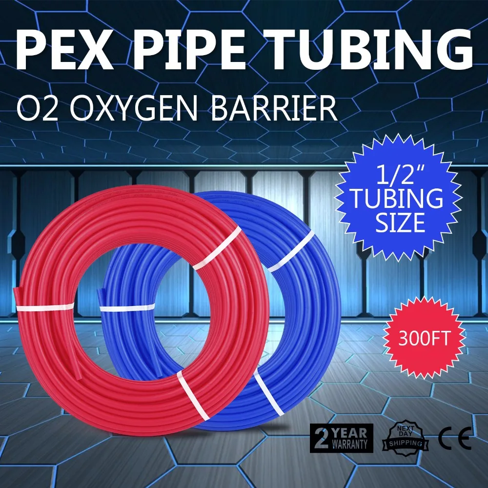 

China manufacturer PEX Tubing for Potable Water Combo O2 Barrier 2 Rolls 1/2" x 300ft