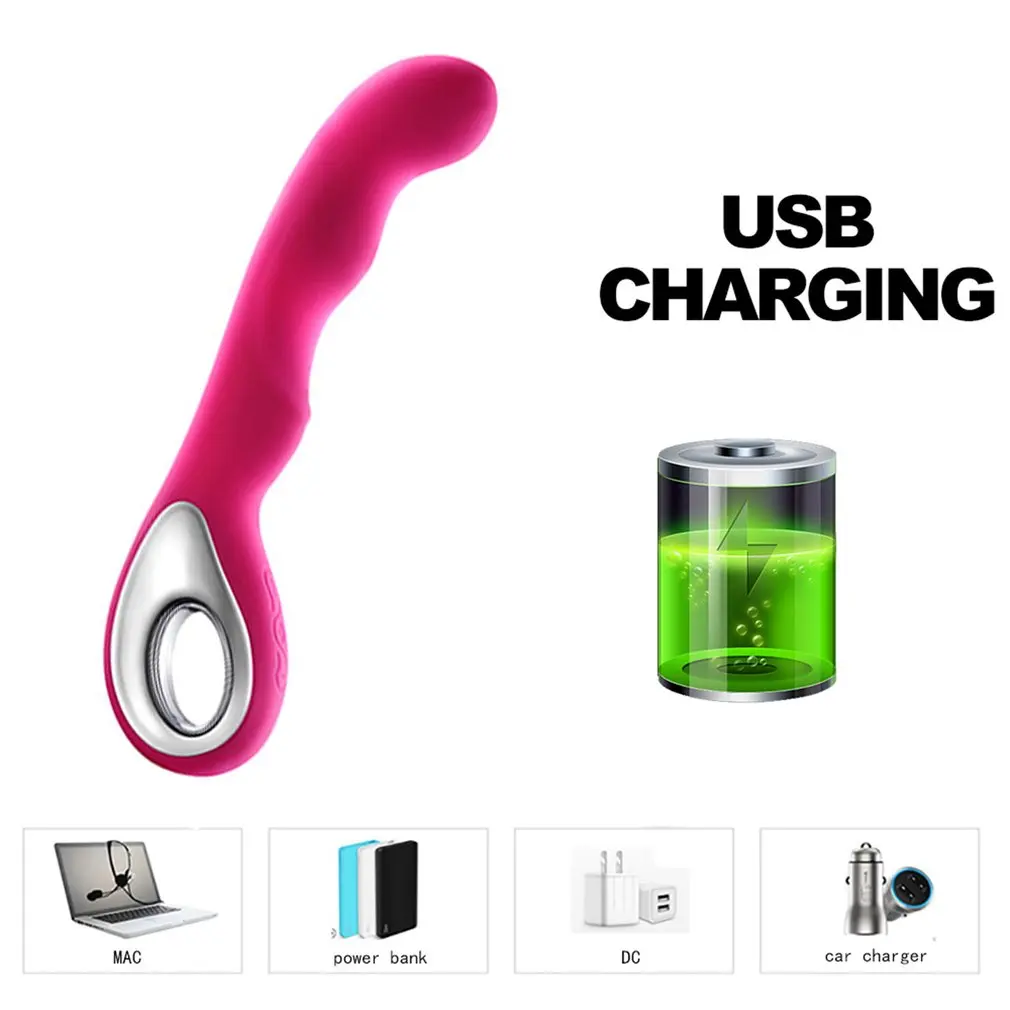 USB вибратор с бусинами для точки G женское счастливое устройство мастурбации