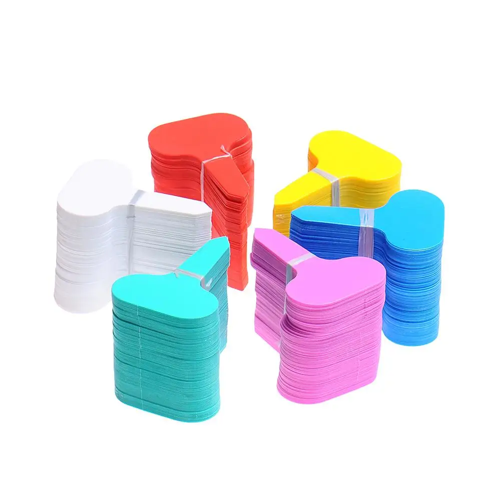 

100 PCS Nursery Garden Plant Label Flower Marker Fruit Vegetable Seedling Tag Waterproof Sun-proof PP Plastic Label