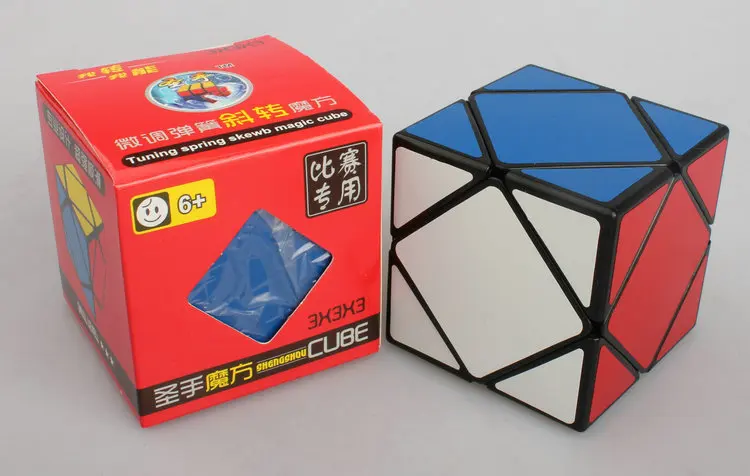 SHENGSHOU SHS 3-Rank 6-Side Magic Cube(черный) peed Magic Cube Magic Puzzle speed классические обучающие игрушки для детей