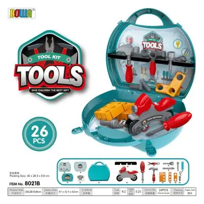 11 видов стилей чемодан набор игрушечной посуды барбекю, лед-Крем детский инструмент для ролевой игры коробка упаковка детская игрушка «Доктор» Макияж игрушка набор - Цвет: Tool kit B