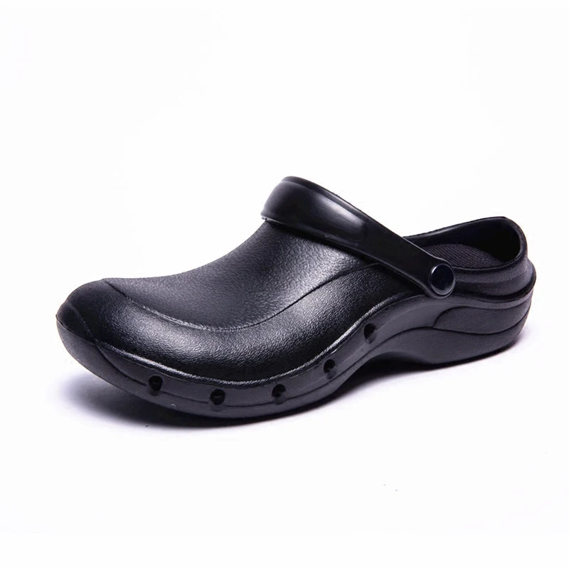 black clogs with strap