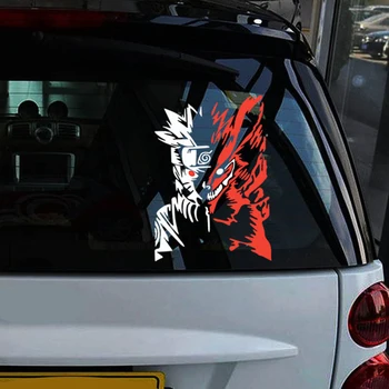 

Aliauto Car Styling cartoon Naruto reflective car stickers/decal accessories For Chevrolet Cruze Ford Focus volkswagen kia mazda