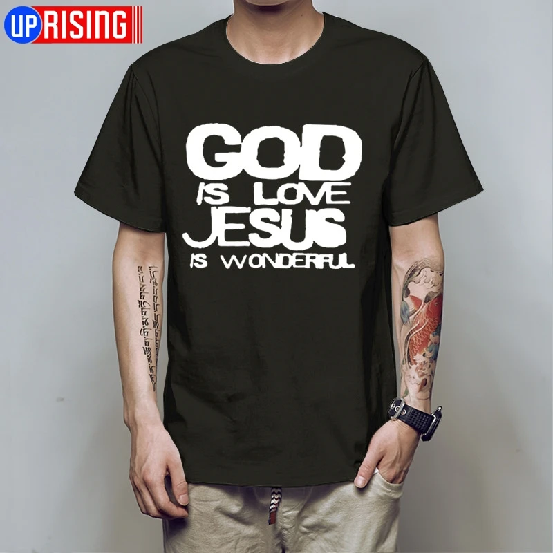 

Faith Christ T Shirt God is Love Jesus is Wonderful Team Jesus Evolution Real Men Pray T-Shirt Christian Jesus Religious HB579