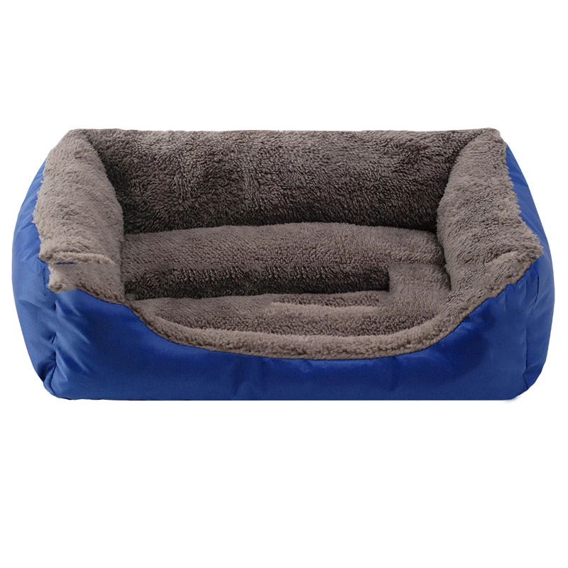 Best S 3XL 10 Colors Paw Pet Sofa Dog Beds Waterproof Bottom Soft Fleece Warm Cat Bed House Dropshipping Cama Perro